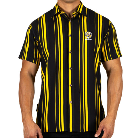 Richmond Tigers AFL Footy Mens Adults Sorrento Rayon Party Shirt