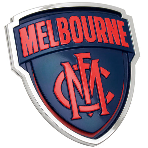 Melbourne Demons 3D Peel-N-Stick Chrome Car Badge Decal Coated Auto Sticker