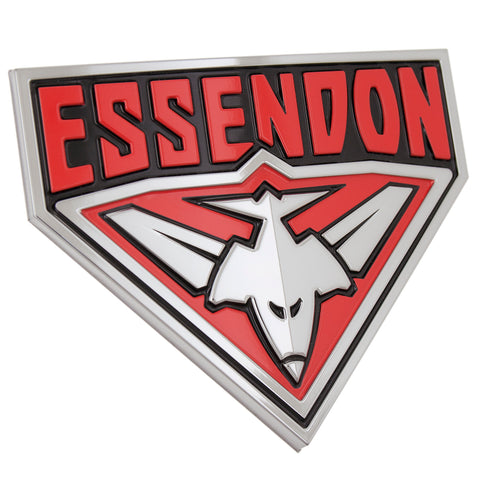 Essendon Bombers 3D Peel-N-Stick Chrome Car Badge Decal Coated Auto Sticker