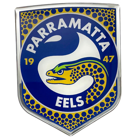 Parramatta Eels NRL Premium Chrome Logo Decal Sticker
