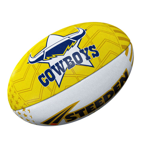 Steeden North Queensland Cowboys 2026 NRL Las Vegas Supporter Ball - Size 5