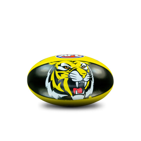 Richmond Tigers AFL Sherrin PVC Mascot Ball 20cm
