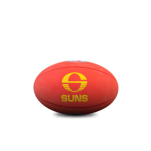 Gold Coast Suns Sherrin AFL High Bounce Footy 11cm