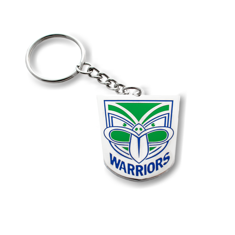 New Zealand Warriors NRL Metallic Logo Keyring