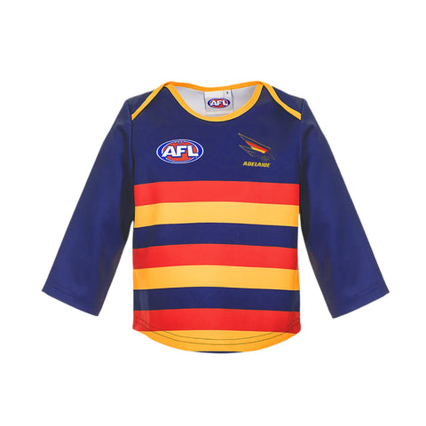 Adelaide Crows Longsleeve Baby Toddlers Footy Jumper Guernsey