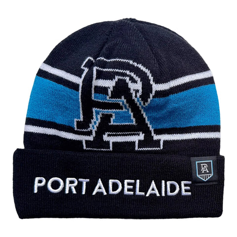 Port Adelaide Power AFL Mens Reversible Transform Beanie