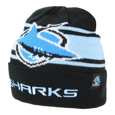 Cronulla Sharks NRL Mens Reversible Transform Beanie
