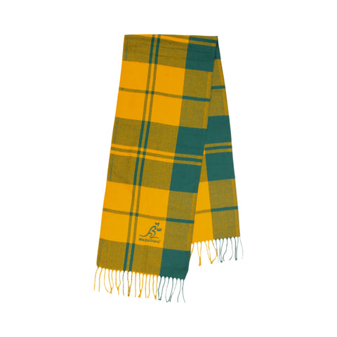 Wallabies Rugby Union Mens Adults Tartan Scarf