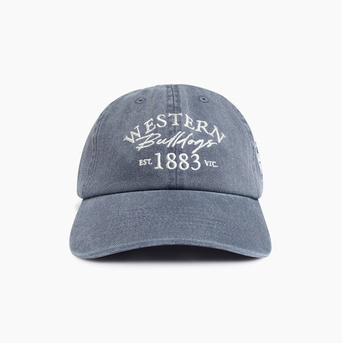 Western Bulldogs Mens Adults Acid Wash Dad Cap