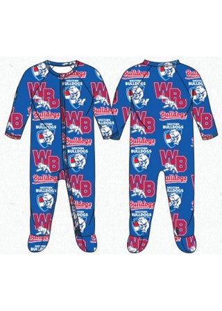 Western Bulldogs Baby Infant Coverall Romper Onesie