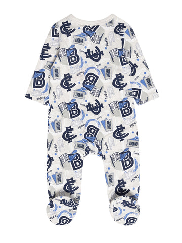 Carlton Blues Babies Infants Go Team Romper Onesie