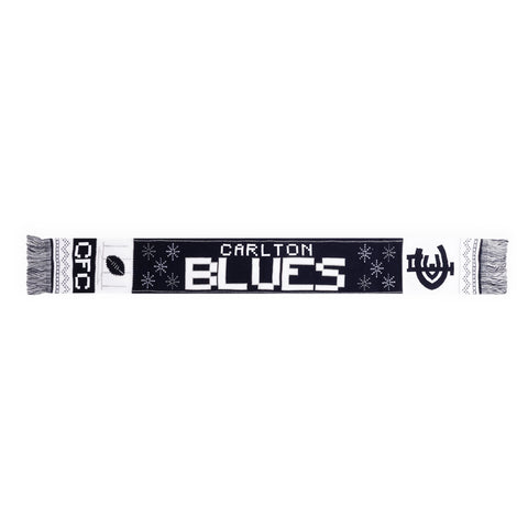 Carlton Blues Mens Adults Winter Wonderland Ugly Scarf