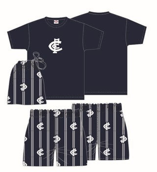 Carlton Blues Youth Game Day Pyjamas PJ Set