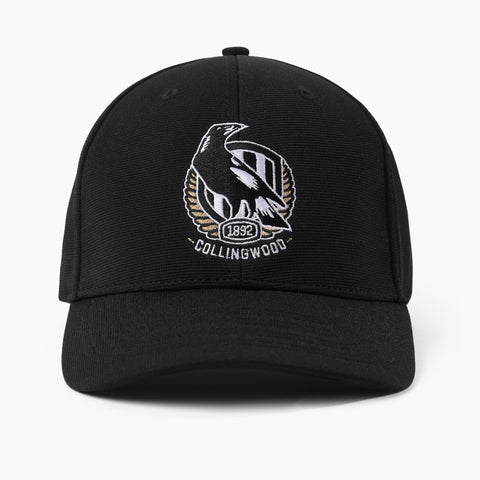 Collingwood Magpies Mens Adults Full Logo Cap