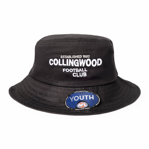 Collingwood Magpies Youth Kids Graphic Bucket Hat