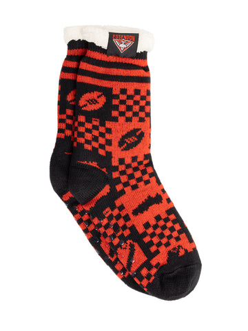 Essendon Bombers Sherpa Fleece Socks