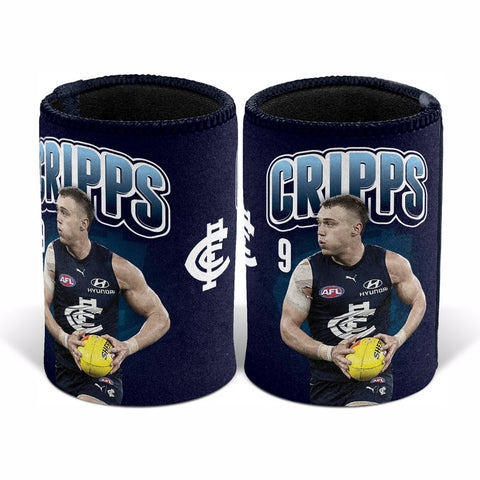 Carlton Blues Player Can Cooler Patrick Cripps Stubby Holder