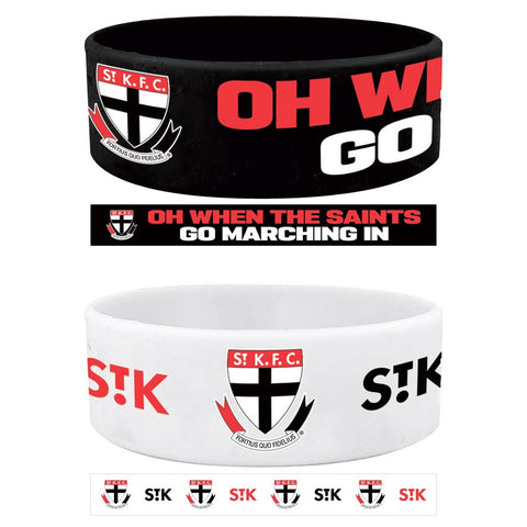 St Kilda Saints Set of 2 Supporter Wristbands