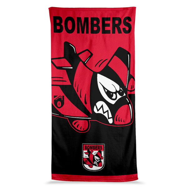 Essendon Bombers Mascot Jumbo Beach Bath Towel