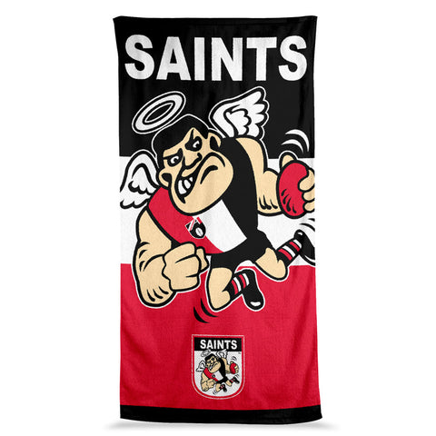 St Kilda Saints Mascot Jumbo Beach Bath Towel