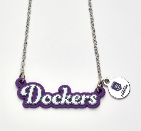 Fremantle Dockers Script Necklace