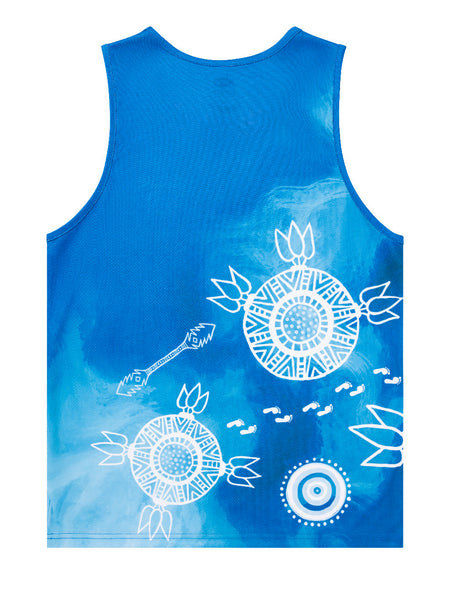 North Melbourne Kangaroos Mens Adults Indigenous Training Singlet