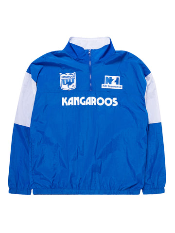 North Melbourne Kangaroos Mens Adults Throwback Windbreaker Pullover Jacket