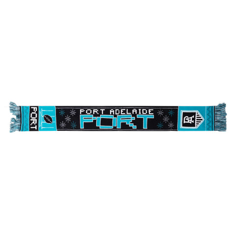 Port Adelaide Power Mens Adults Winter Wonderland Ugly Scarf
