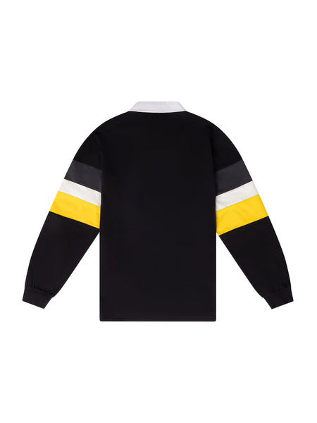 Richmond Tigers Mens Adults Paneled Rugby Top Polo