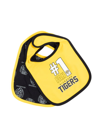 Richmond Tigers Babies Infants 2 Pack Bib Set