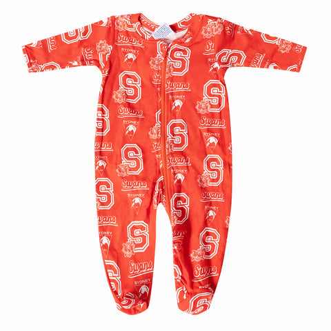 Sydney Swans Baby Infant Coverall Romper Onesie