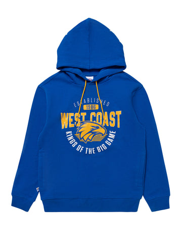 West Coast Eagles Kids Youths Supporter Hoodie