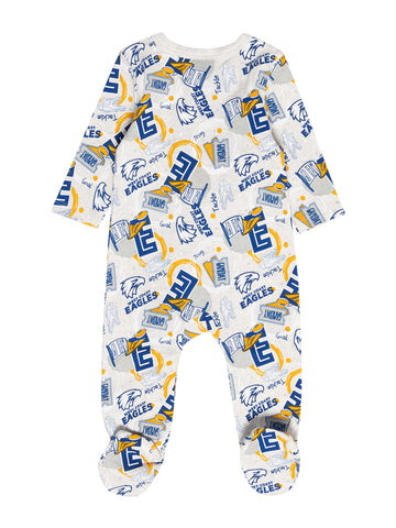 West Coast Eagles Babies Infants Go Team Romper Onesie