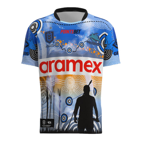 Cronulla Sharks NRL Mens Adults Indigenous Jersey