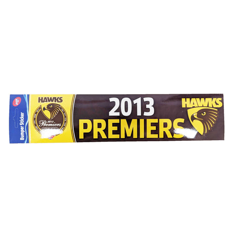 Hawthorn Hawks 2013 Premiers Bumper Sticker