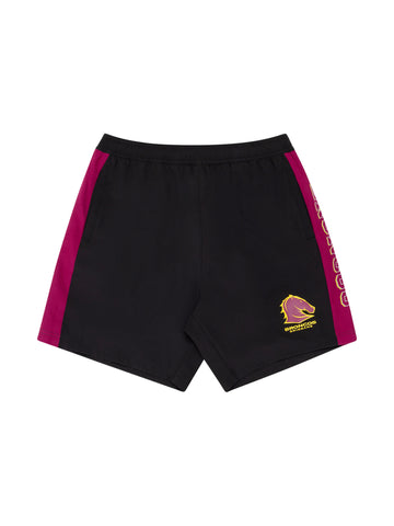 Brisbane Broncos NRL Mens Adults Performance Shorts
