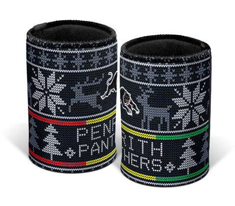 Penrith Panthers NRL Christmas Ugly Can Cooler