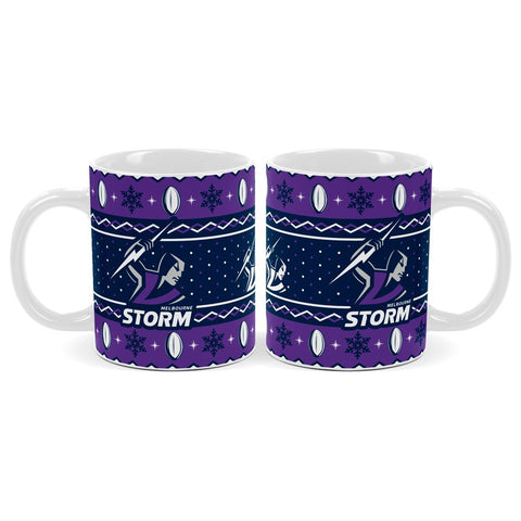 Melbourne Storm NRL Christmas Mug