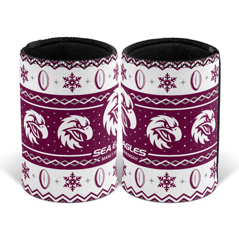 Manly Sea Eagles NRL Christmas Can Cooler