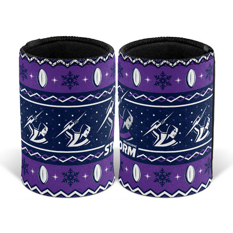 Melbourne Storm NRL Christmas Can Cooler