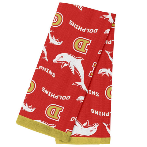Redcliffe Dolphins NRL Cotton Tea Towel