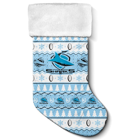 Cronulla Sharks NRL Jumbo Christmas Stocking