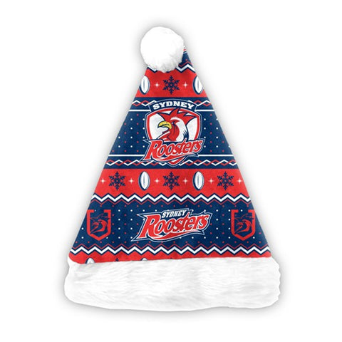Sydney Roosters NRL Christmas Santa Hat