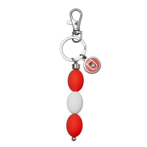 St George Dragons NRL 3 Ball Charm Keyring