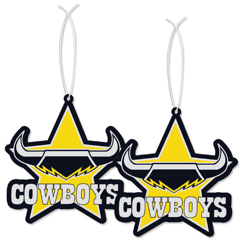 North Queensland Cowboys NRL Set of 2 Air Freshers