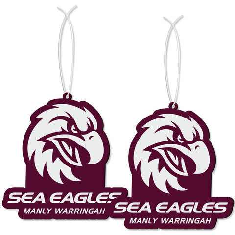 Manly Sea Eagles NRL Set of 2 Air Fresheners