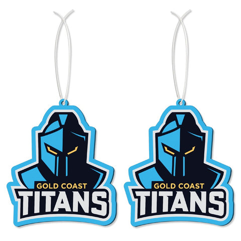 Gold Coast Titans NRL Set of 2 Air Freshers