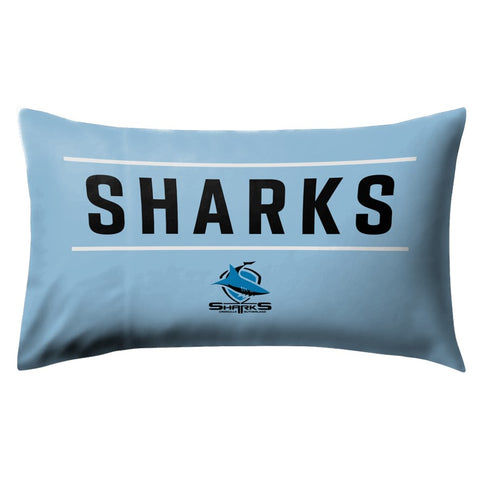 Cronulla Sharks NRL Logo Pillow Case