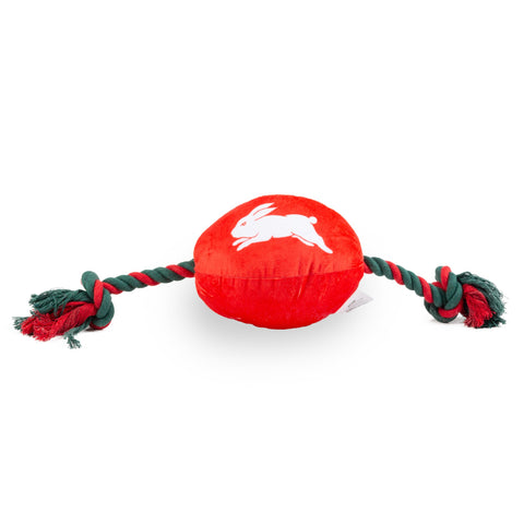 South Sydney Rabbitohs NRL Dog Ball Rope Toy