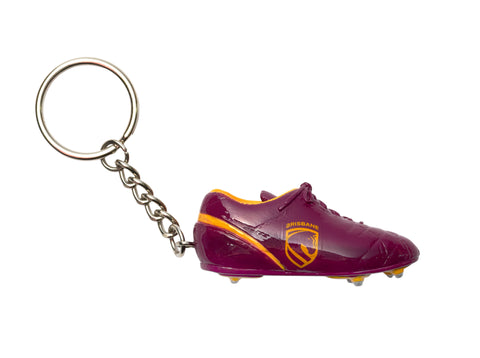Brisbane Broncos NRL Boot Keyring